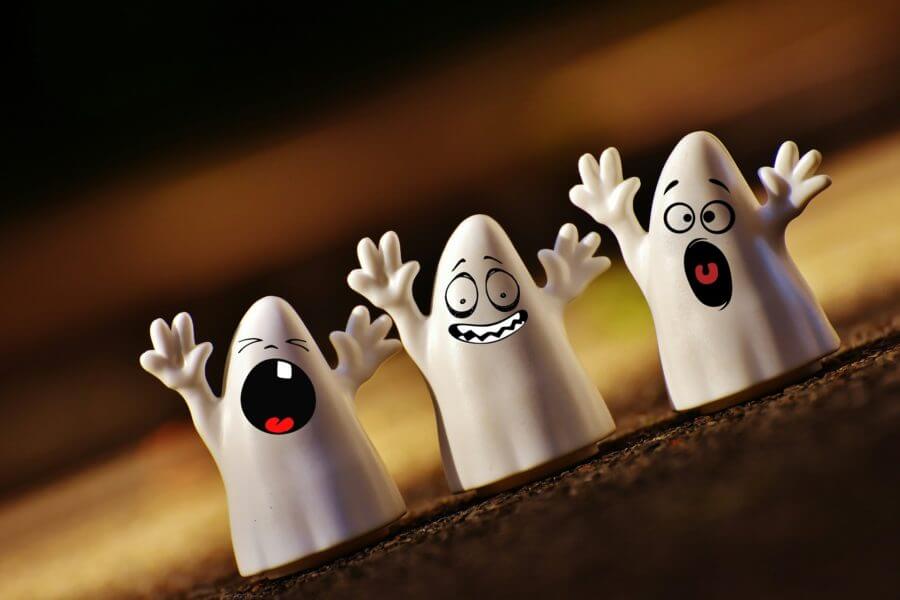 Mini ghost toy figures