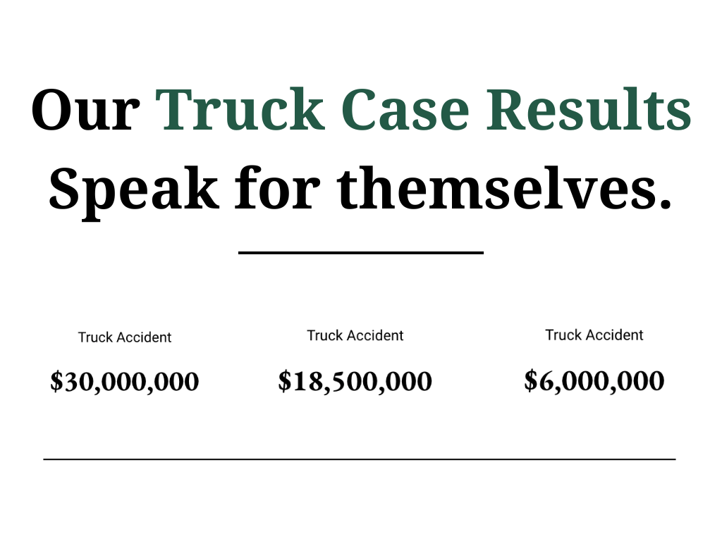 truck accident lawyer case results